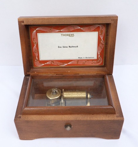 Vtg thorens swiss music box - swiss,