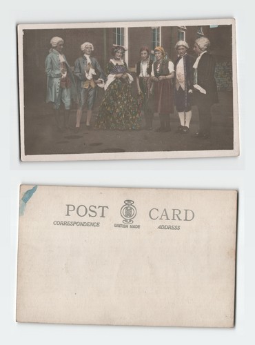 Vintage rppc postcard people - vintage,
