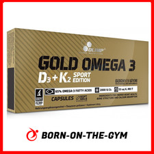 OLIMP GOLD OMEGA 3 D3+K2 SPORT EDITION fatty acids vitamin D K E Caps