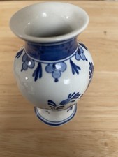 Delft Vintage Bud Vase hand-painted 