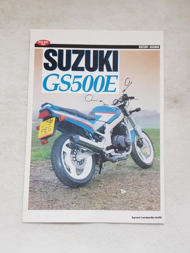 Suzuki gs500e motorcycle - gs500e, sales
