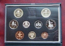 UK 1989 nine coin proof set