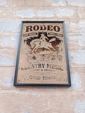 Rodeo Advertising Mirror
