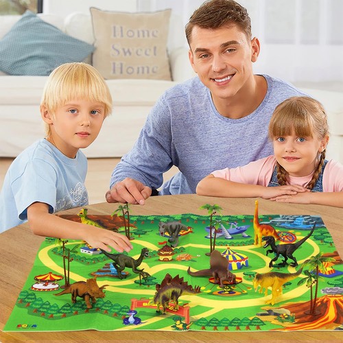 Dino figures playset with - 9,