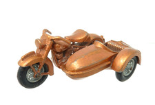 MATCHBOX REGULAR WHEELS 66B HARLEY DAVIDSON MOTORCYCLE WITH SIDECAR 1-75 SERIES
