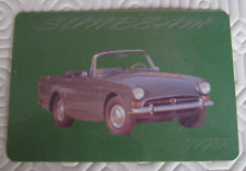 SUNBEAM TIGER METAL PLAQUE. 3.5 X 2.5 INCH.