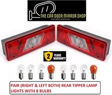 FITS FORD TRANSIT MK8 2014-2022 UK PAIR TIPPER CAB PICKUP REAR TAIL LIGHT LAMP