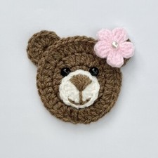 CROCHET Teddy Bear Applique, 1