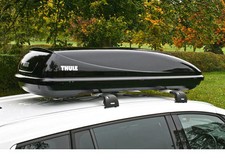 Thule Ocean 200 450L Gloss Black Roof Box Luggage Carrier 690202