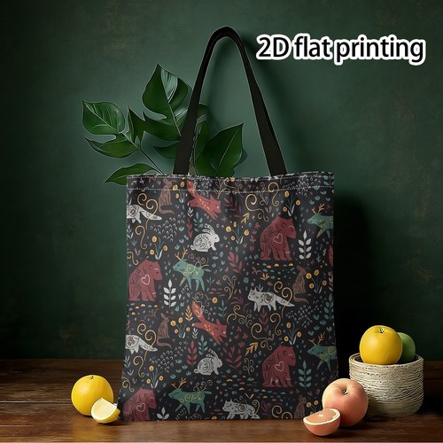 Forest wildlife tote - wildlife, bag