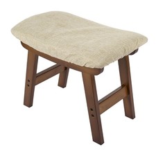 Bamboo Footstool W/ Soft