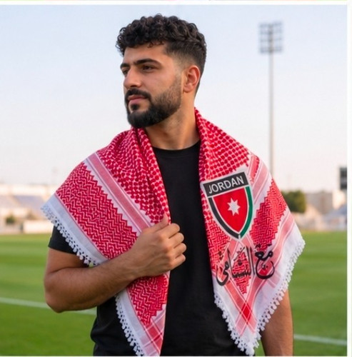 Jordanian shemagh keffiyeh - jordanian,