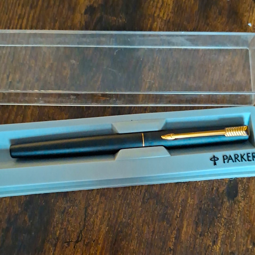 Parker black fountain pen - black,