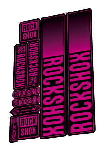 Rockshox judy fork - fork, decal