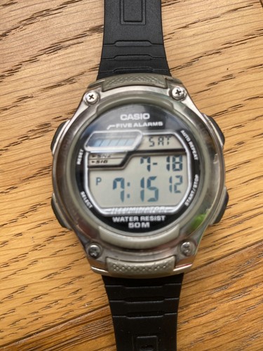 Casio five alarm 212h quartz - casio, w-212h