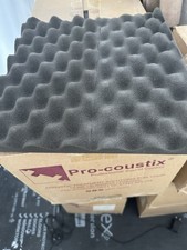 Pro-coustix Ultraflex Wedge acoustic foam tiles 300x300mm Mid Grey