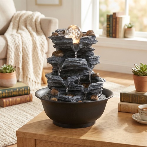 Tabletop water fountain - tabletop,