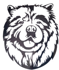 1x Chow Chow Dog Decal Vinyl