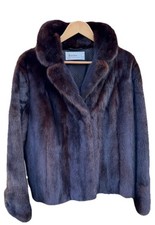 Real mink fur jacket