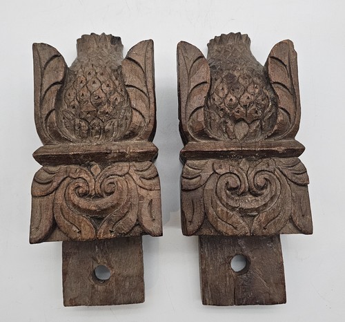 Pair javanese panel carving - javanese,