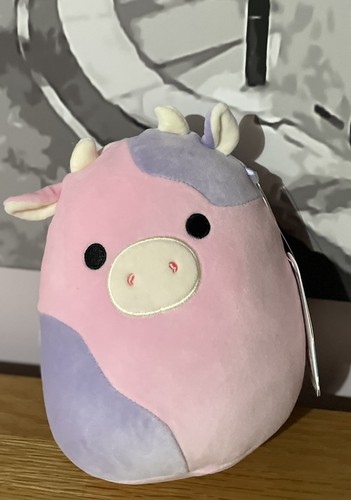 Pink cow squishmallow patty - cow,