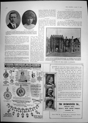 Antique print signor marconi - antique,
