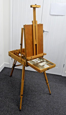 MABEF  M/22 Italian Large Beech Artists' Collapsible Easel Sketch Box #W9