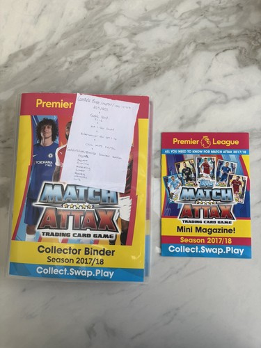 Topps match attax - match, 2017/18