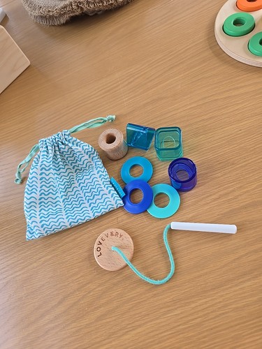 Lovevery threadable bead kit - bead,