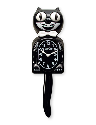 Classic black kit cat - classic, klock