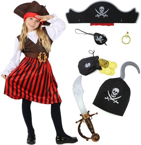 Girls pirate costume kids with - costume,