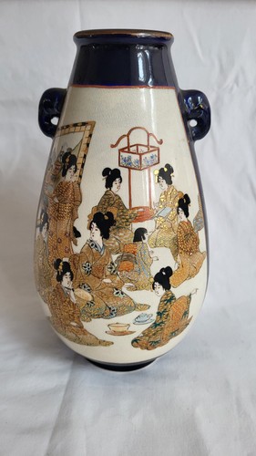 Antique satsuma earthenware - antique,