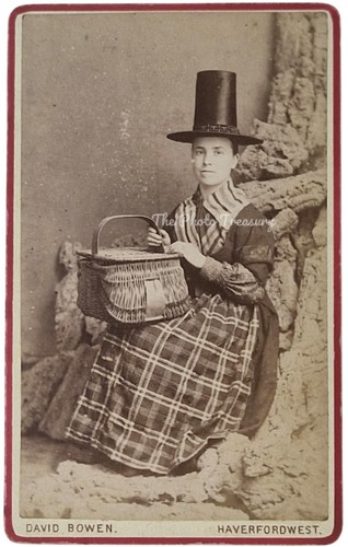 Cdv lady welsh - cdv, costume