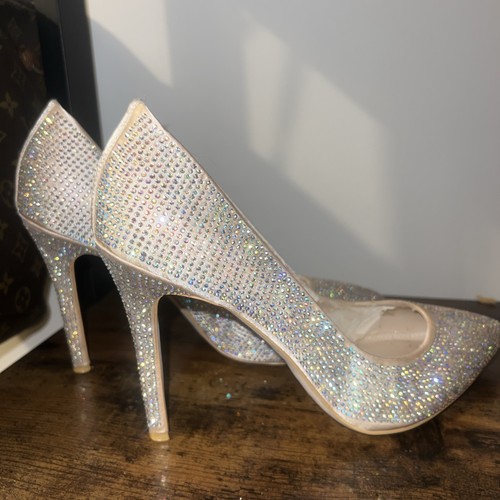 Carvela stunning nude diamante - nude,