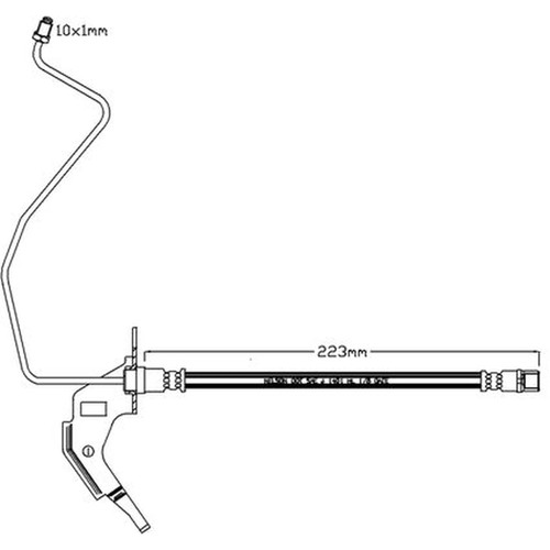 Abtex brake hydraulic - brake, hose