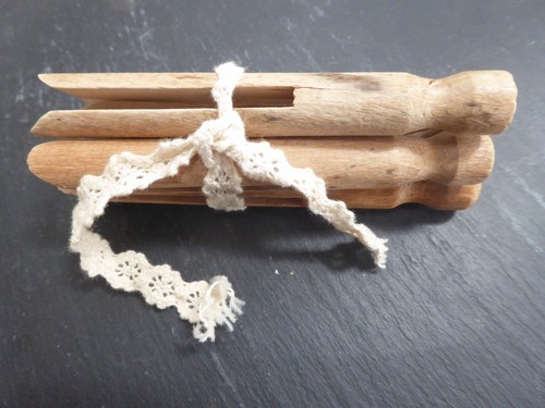 Vintage wooden dolly - vintage,