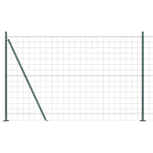 Euro fence with concrete base - concrete,