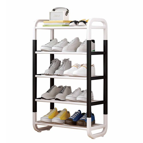 Tier dual color simple shoe - 5-tier,