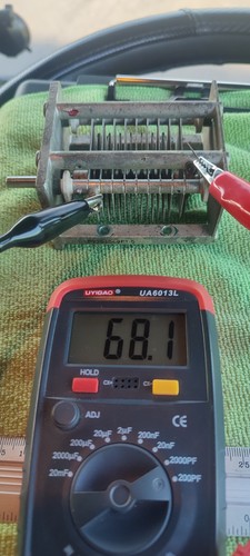 Tuning capacitor air spaced - capacitor,