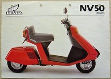 HONDA NV50 STREAM 3 Wheel Moped Double Sided Sales Spec Leaflet Sept 1982