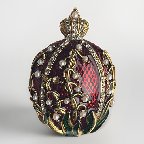 Nice mma faberge egg brooch - egg,