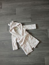 Adorable Primark 12-18 Months Pink & White Unicorn Dressing Gown