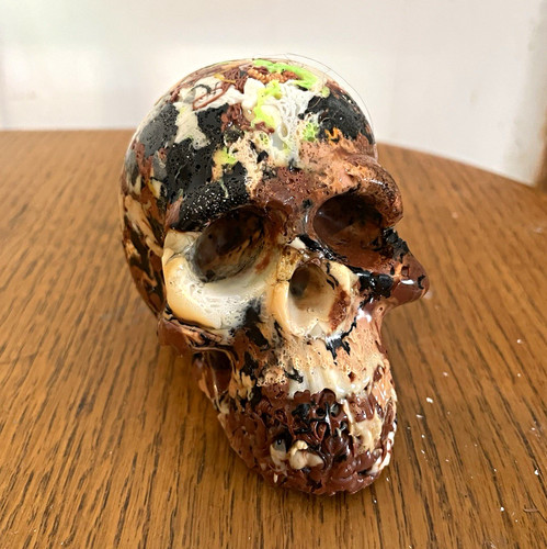 Multicolour pla skull - multicolour,