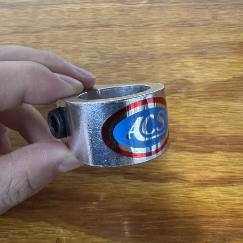 Acs seat post clamp silver - clamp,