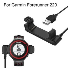 Replacement Charger Dock For Garmin Forerunner 220 USB Charging Cable Lead Clip