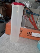 Vintage Tupperware Spaghetti Storage Container  With Measuring Insert 