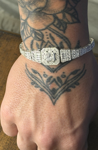 Moissonite tennis bracelet - tennis,