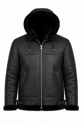 Black 100 sheepskin - 100%,