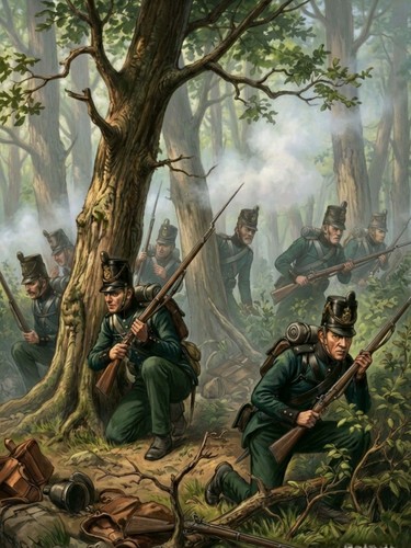 Waterloo troops from the - troops,