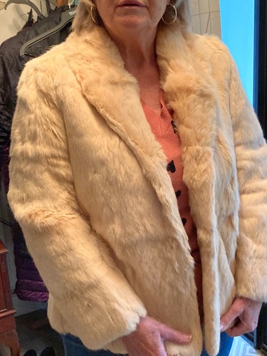 Real coney fur vintage lady - real,